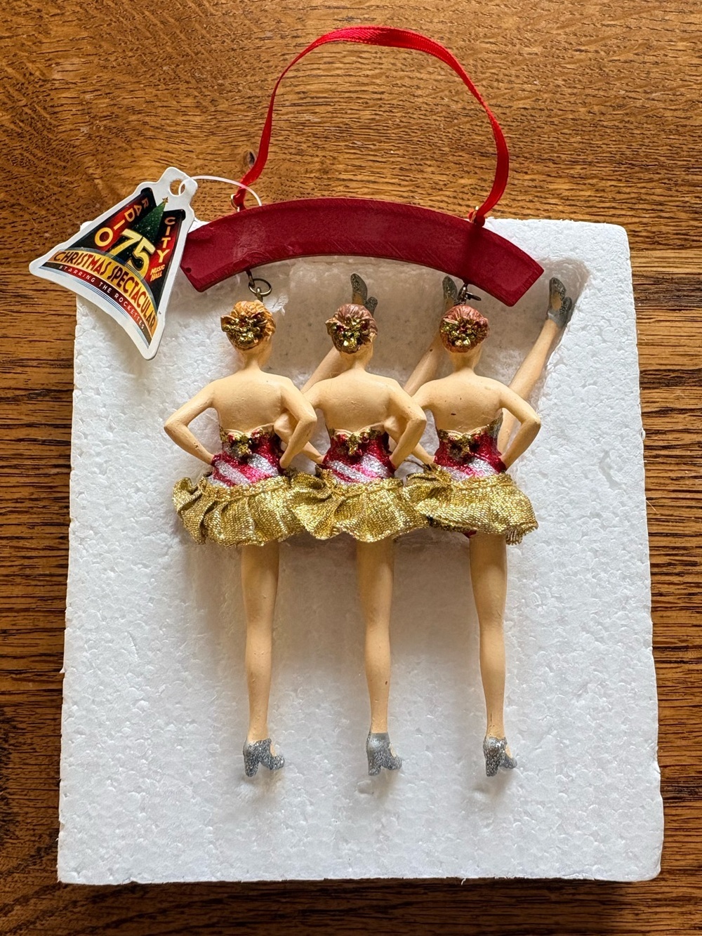 2007 3 Kicking Candy Cane Radio City Rockettes Christmas Ornament- 75th Ann. - Picture 12 of 16